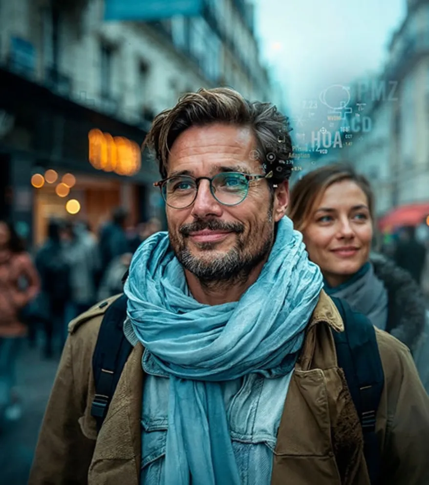 Мужчина в очках Rodenstock